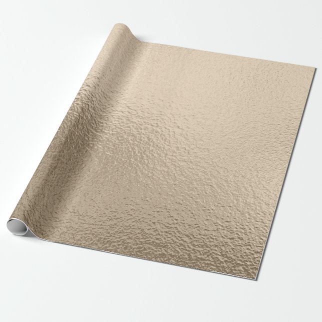 Papier Cadeau Elégant moderne et élégant cuivre rose or (Déroulé)