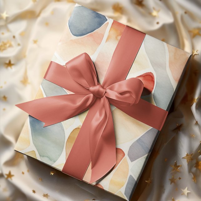 Papier Cadeau Élégant Motif de shumffage aquarelle (Créateur téléchargé)