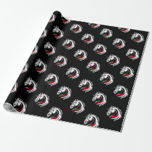 Élégant Motif de tête de cheval