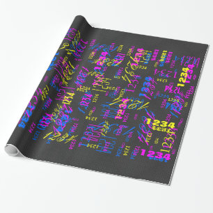 Papier Cadeau Élégant Noir Carbon Fiber Style Arrière - plan d'i