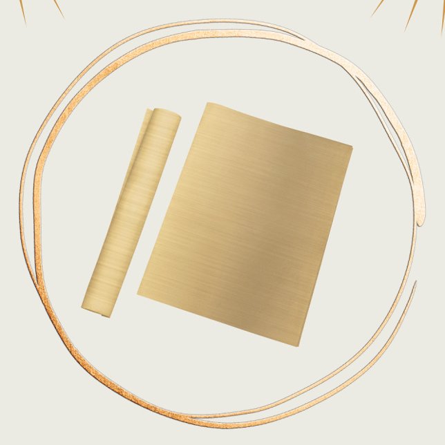 Papier Cadeau Elégant or jaune or (Créateur téléchargé)