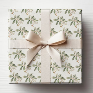 Papier Cadeau Élégant papier d'enveloppement vert