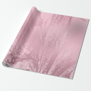 Papier Cadeau Elégant rose rose rose rose parties scintillant ma