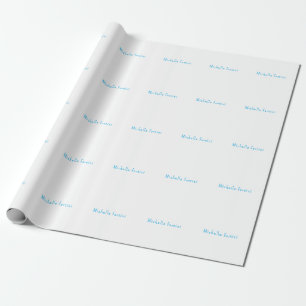 Papier Cadeau Élégant Simple Minimaliste