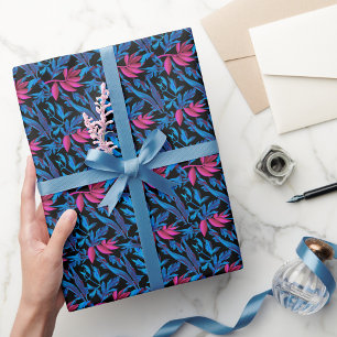 Papier Cadeau Elégante aquarelle motif décorative fleurie