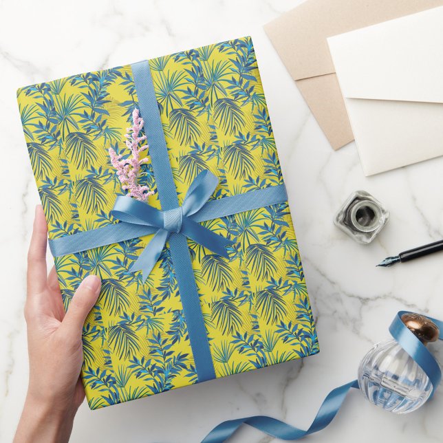 Papier Cadeau Elégante aquarelle motif décorative fleurie (Créateur téléchargé)