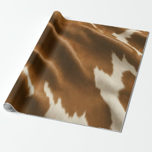 Papier Cadeau Élégante collection moderne de vache Faux cuir