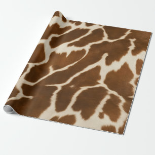 Papier Cadeau Élégante collection populaire de vache Faux cuir