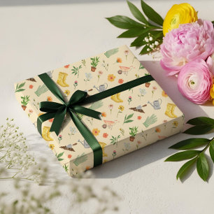 Papier Cadeau Élégante floraison fleurie Jardin botanique Fille