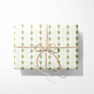 Papier Cadeau Élégante Mistletoe de Noël