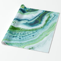 Elégante TEXTURE MARBRE BLANC BLEU VERT