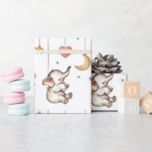 Papier Cadeau Eléphant mignon