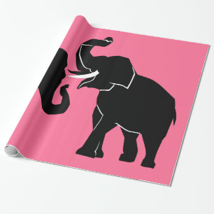 Papier Cadeau Eléphants