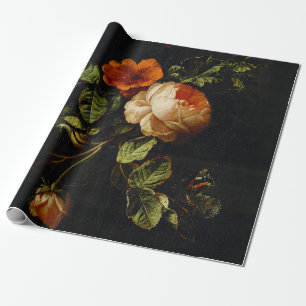 Papier Cadeau Elias van den Broeck, Still Life avec des Roses