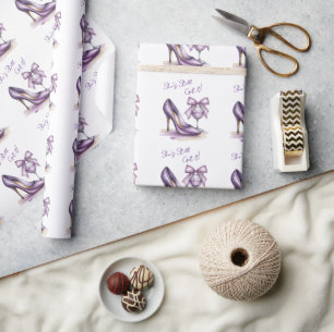 Papier Cadeau Elle a toujours ça Fête d'anniversaire en talons h