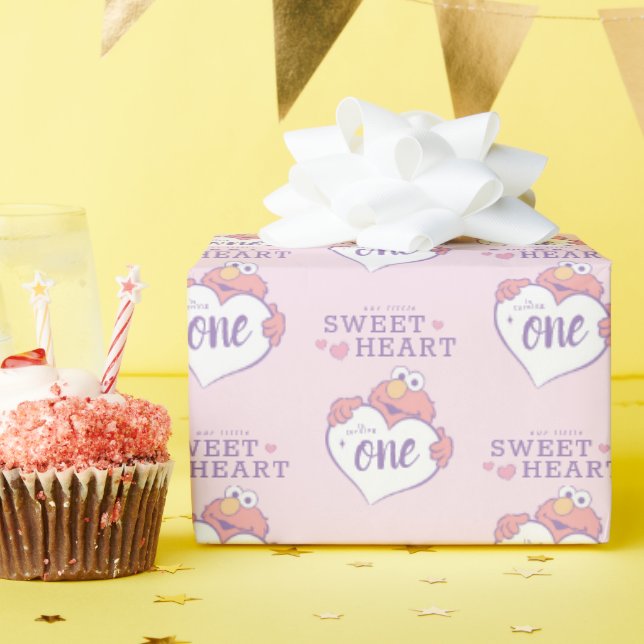 Papier Cadeau Elmo Sweetheart Birthday (Fête d'anniversaire)