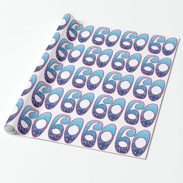 Papier Cadeau Éloge de 60 âges (Déroulé)