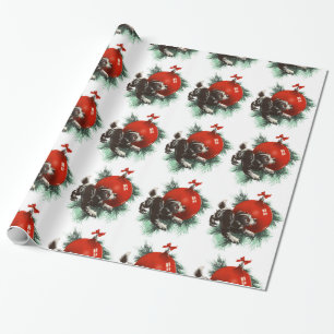 Papier Cadeau Emballage de cadeau de Noël pour des amoureux de