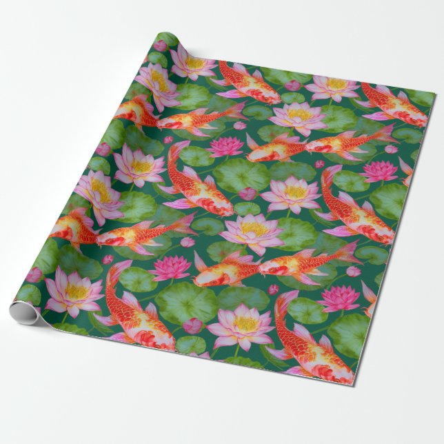 Papier Cadeau Emballage japonais en tissu Kimono (Déroulé)