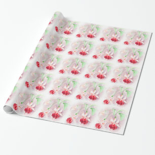 Papier Cadeau Emballage rose rouge Fuchsia