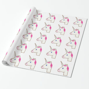 Papier Cadeau Emoji de licorne