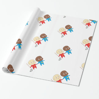 Papier Cadeau Enfants Cutieful Art Babies St. Nicholas Sinterkla