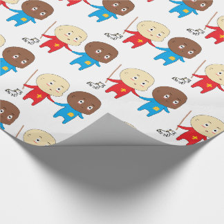 Papier Cadeau Enfants Cutieful Art Babies St. Nicholas Sinterkla
