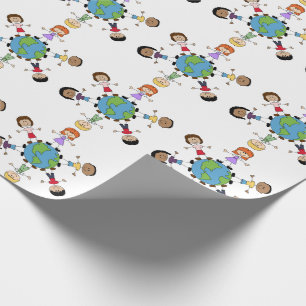 Papier Cadeau Enfants dans le monde