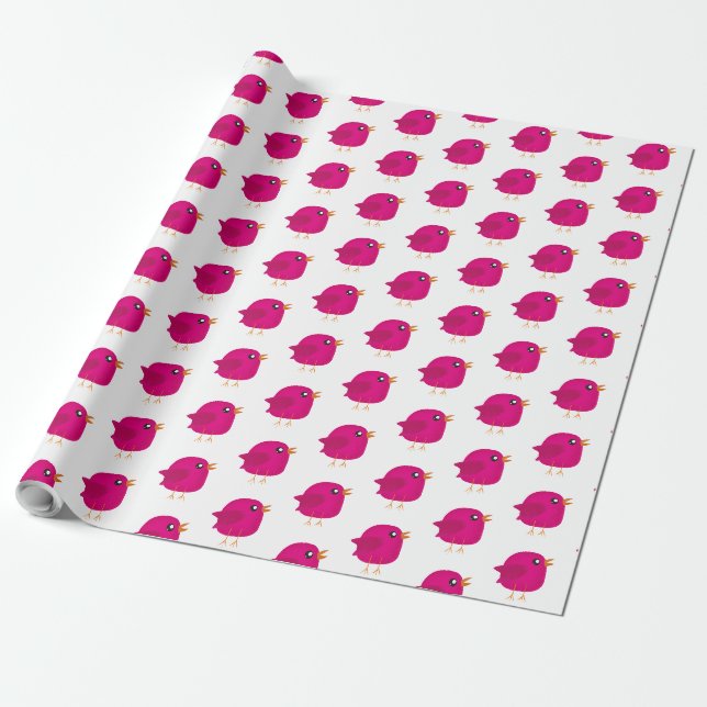 Papier Cadeau Enfants mignonette birdy (Déroulé)
