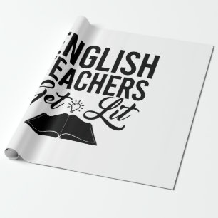 Papier Cadeau Enseignants Anglais Lit