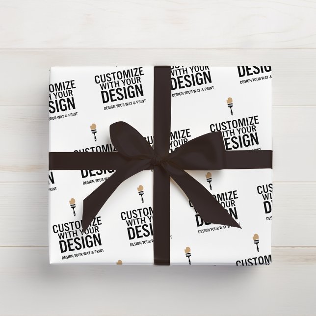 Papier Cadeau Entreprise Personnalisée Petite Entreprise Sur Mes (Créateur téléchargé)