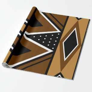 Papier Cadeau Enveloppe Cadeau Africain en tissu de boue