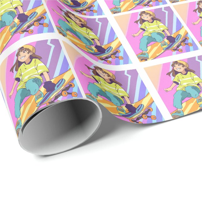 Papier Cadeau Enveloppe cadeau Anime HAMbyWhiteGlove (Coin rond)