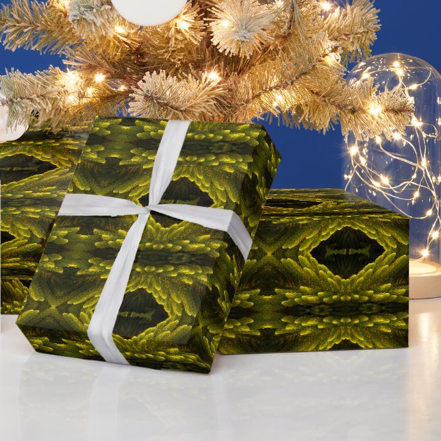 Papier Cadeau Enveloppe cadeau avec branche d'arbre de Noël hawa (Vacances)