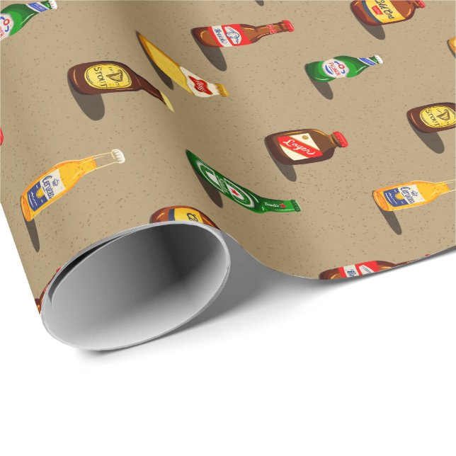 Papier Cadeau Enveloppe cadeau Beerskis (Coin rond)