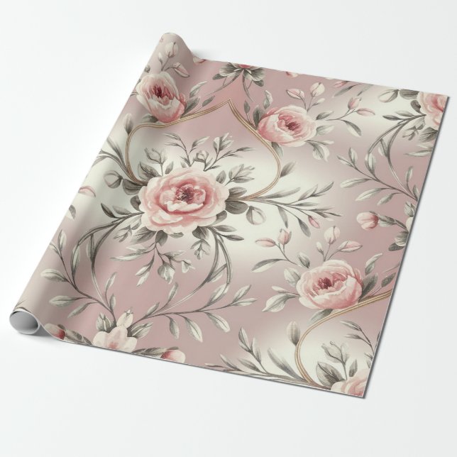 Papier Cadeau Enveloppe cadeau couleur aquarelle délicieuse (Déroulé)