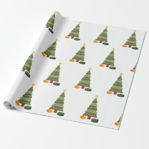 Papier Cadeau Enveloppe cadeau d'arbre de Noël