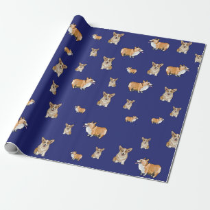 Papier Cadeau Enveloppe cadeau de chien de Corgi