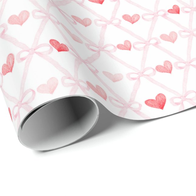 Papier Cadeau Enveloppe cadeau de la Saint-Valentin (Coin rond)