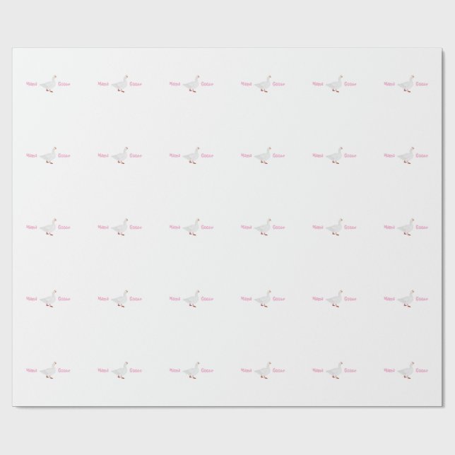 Papier Cadeau Enveloppe cadeau de Mama Goose (Plat)