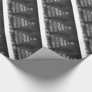 Papier Cadeau Enveloppe cadeau de Noël/Planche à mâchoires