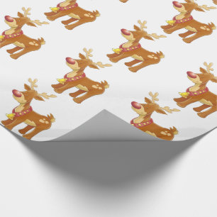 Papier Cadeau Enveloppe cadeau de Noël/Rudolph