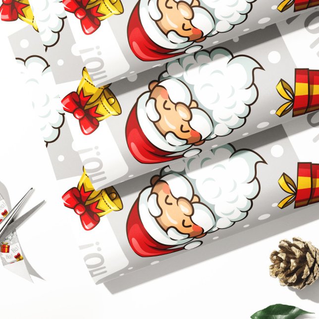 Papier Cadeau Enveloppe cadeau du Père Noël | Papier d'enveloppe (Créateur téléchargé)