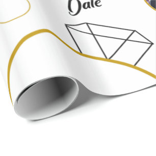 Papier Cadeau Enveloppe cadeau Fête des mariées/Fiançailles avec