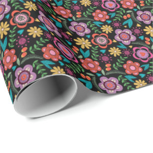 Papier Cadeau Enveloppe cadeau floral Go Bold Bohemian Avant-Gar
