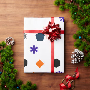 Papier Cadeau Enveloppe cadeau géométrique Festif