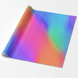 Papier Cadeau Enveloppe Cadeau Holographique Vivid