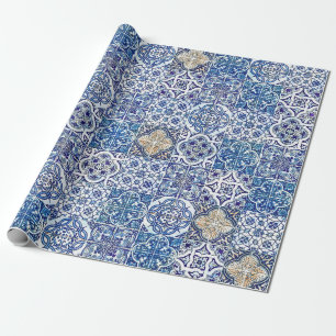 Papier Cadeau Enveloppe cadeau italien Maiolica   Élégante céram