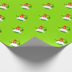 Papier Cadeau Enveloppe cadeau Noël Gnome