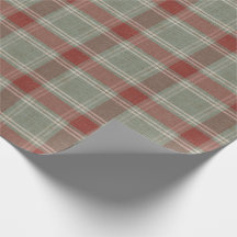 Enveloppe cadeau Noël Plaid - Emballage Noël